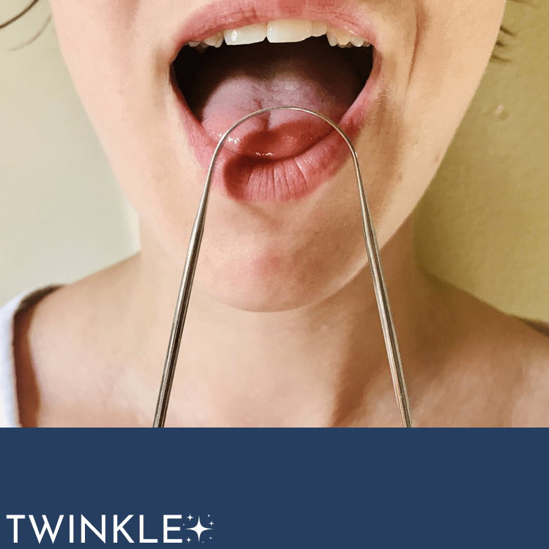 TWINKLE TEETH© - FRESH BREATH TONGUE SCRAPER