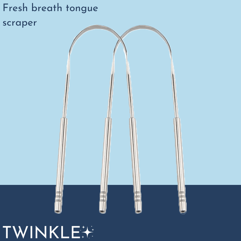 TWINKLE TEETH© - FRESH BREATH TONGUE SCRAPER